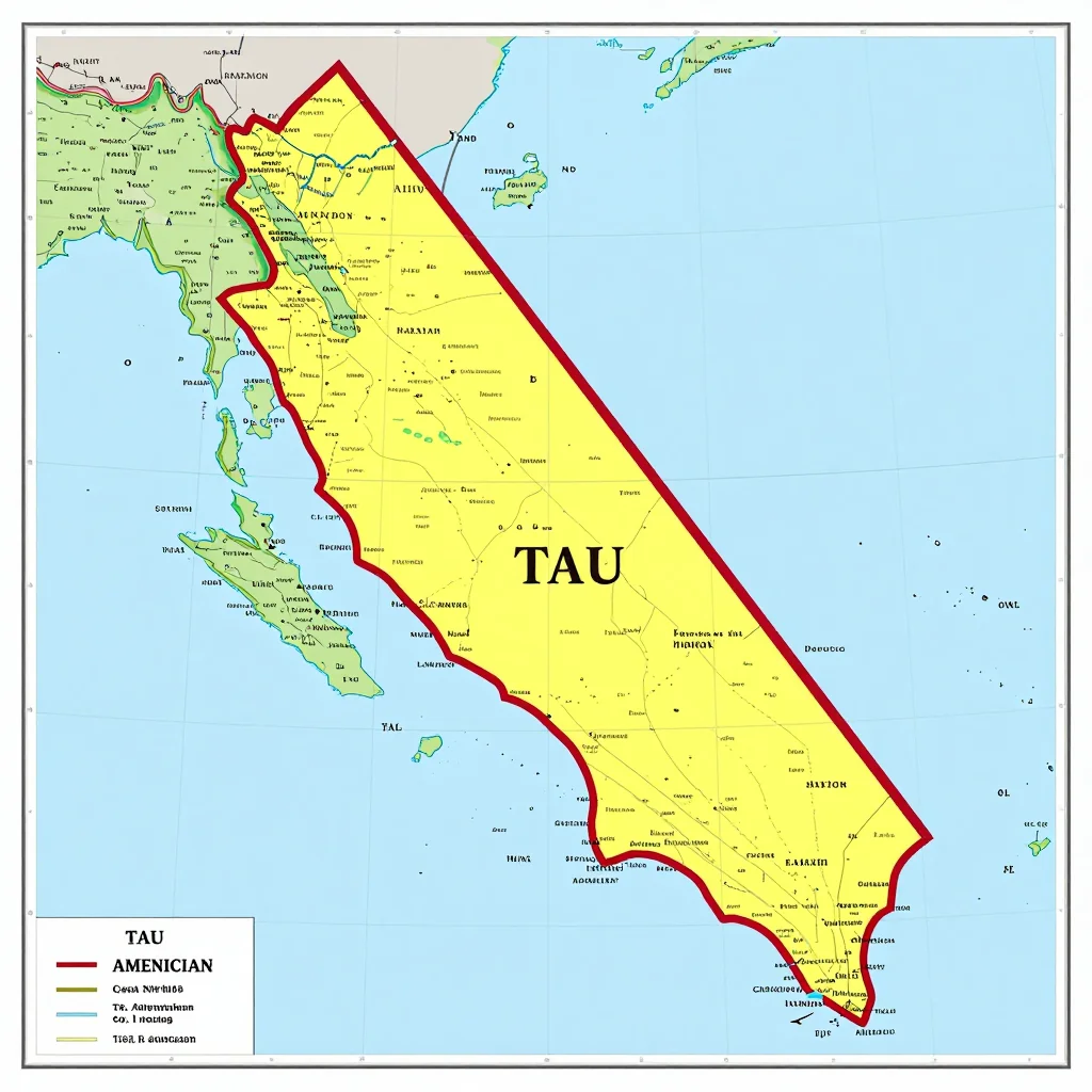 Tau, American Samoa Political Map