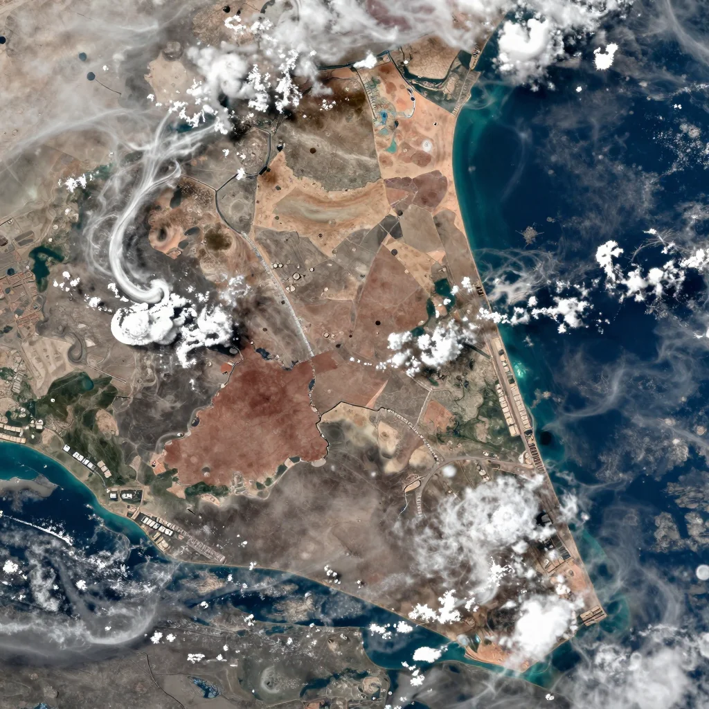 Theniet el Had, Algeria Satellite View