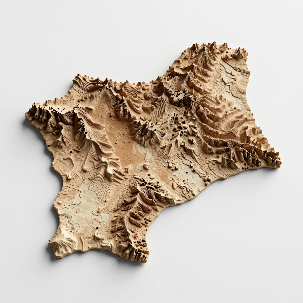 Timimoun, Algeria 3D Topographic