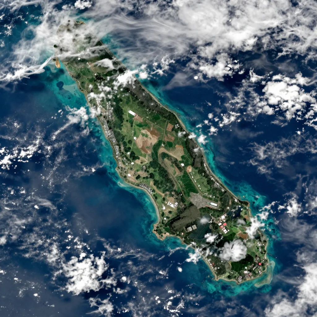 Vaifanua, American Samoa - Satellite Image Vaifanua, American Samoa Satellite View