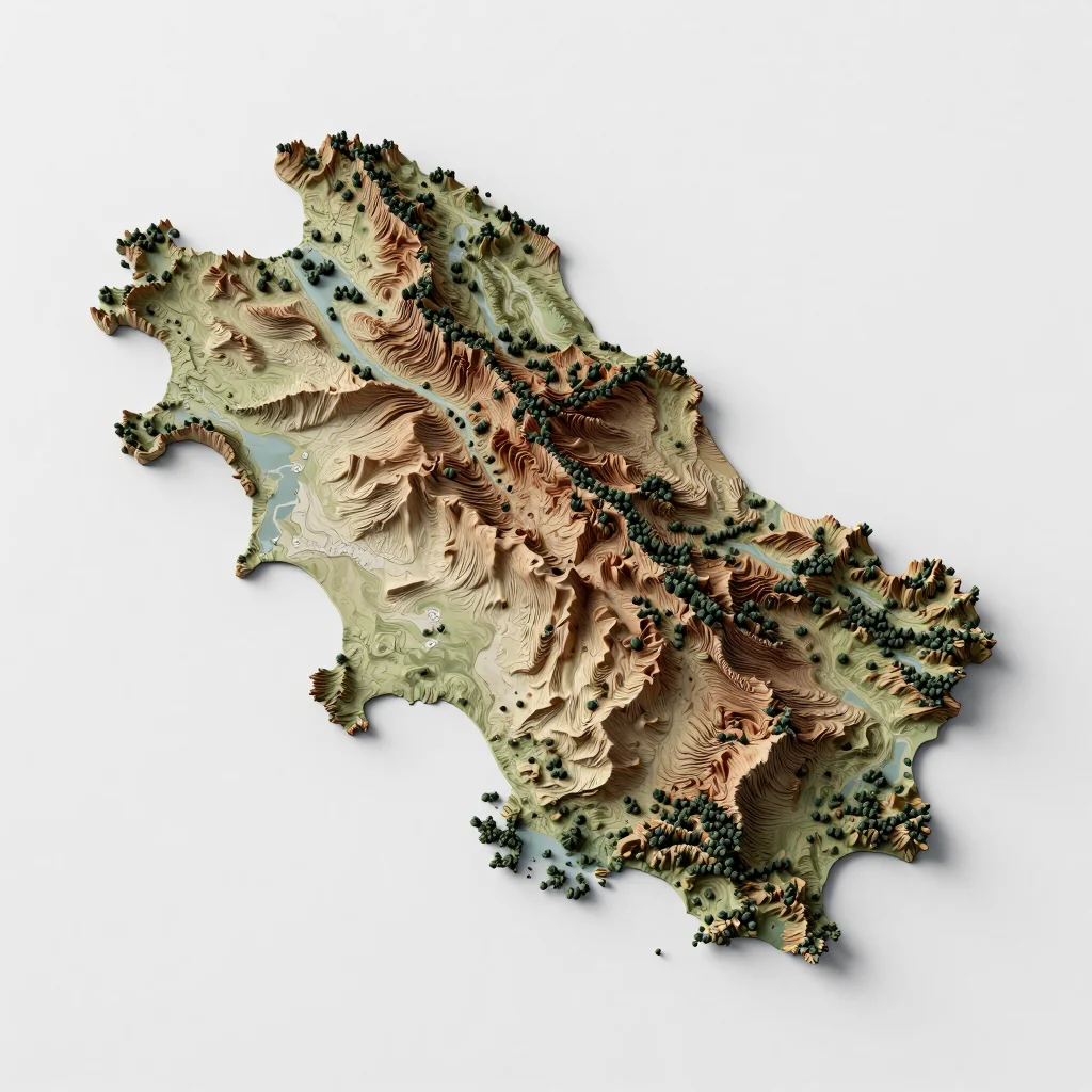 Yomala, Aland Islands 3D Topographic