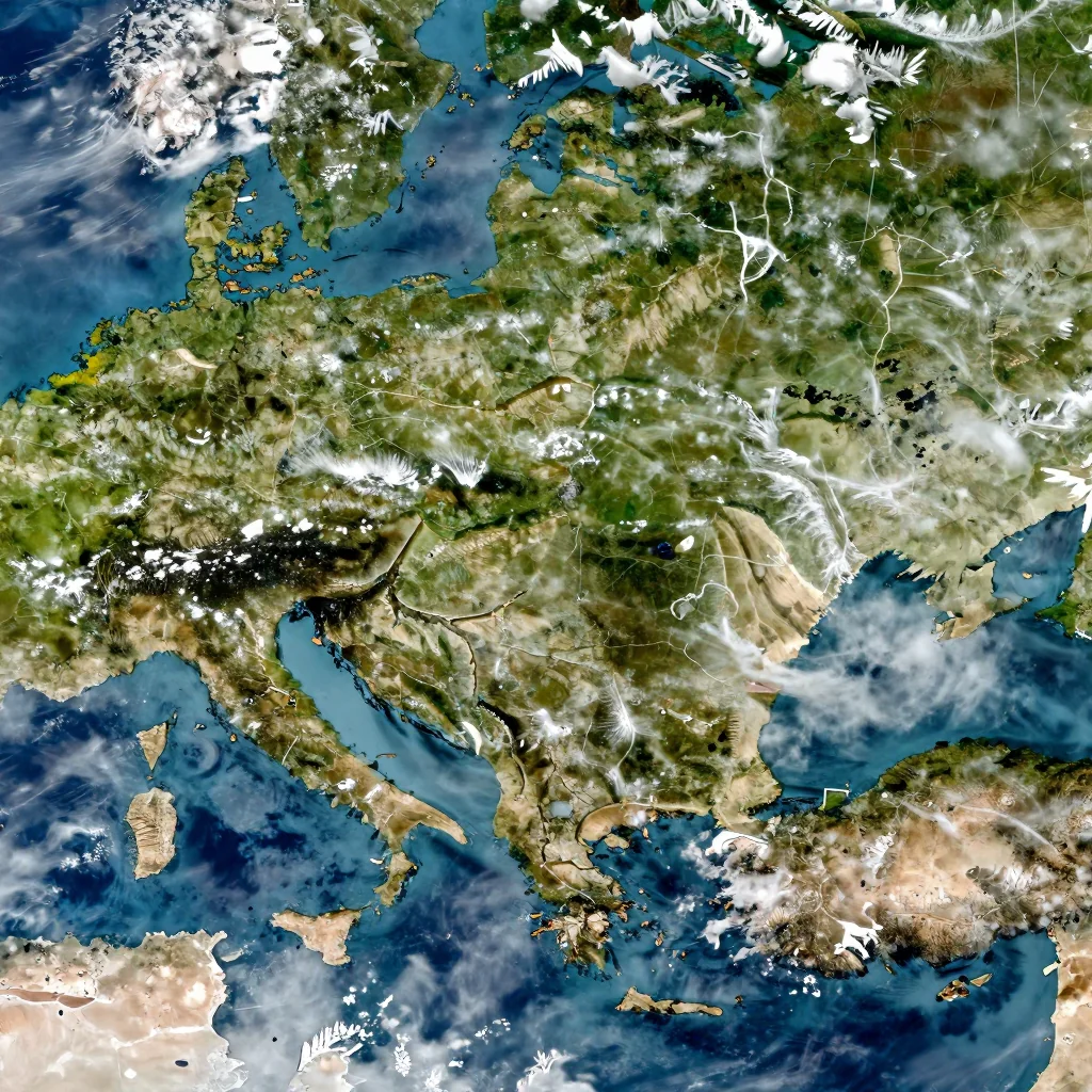 Çorovodë, Albania - Satellite Image Çorovodë, Albania Satellite View