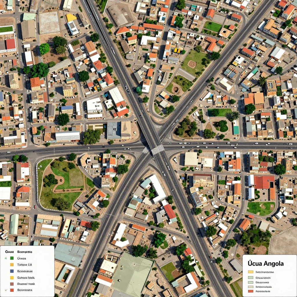 Úcua, Angola Street Map