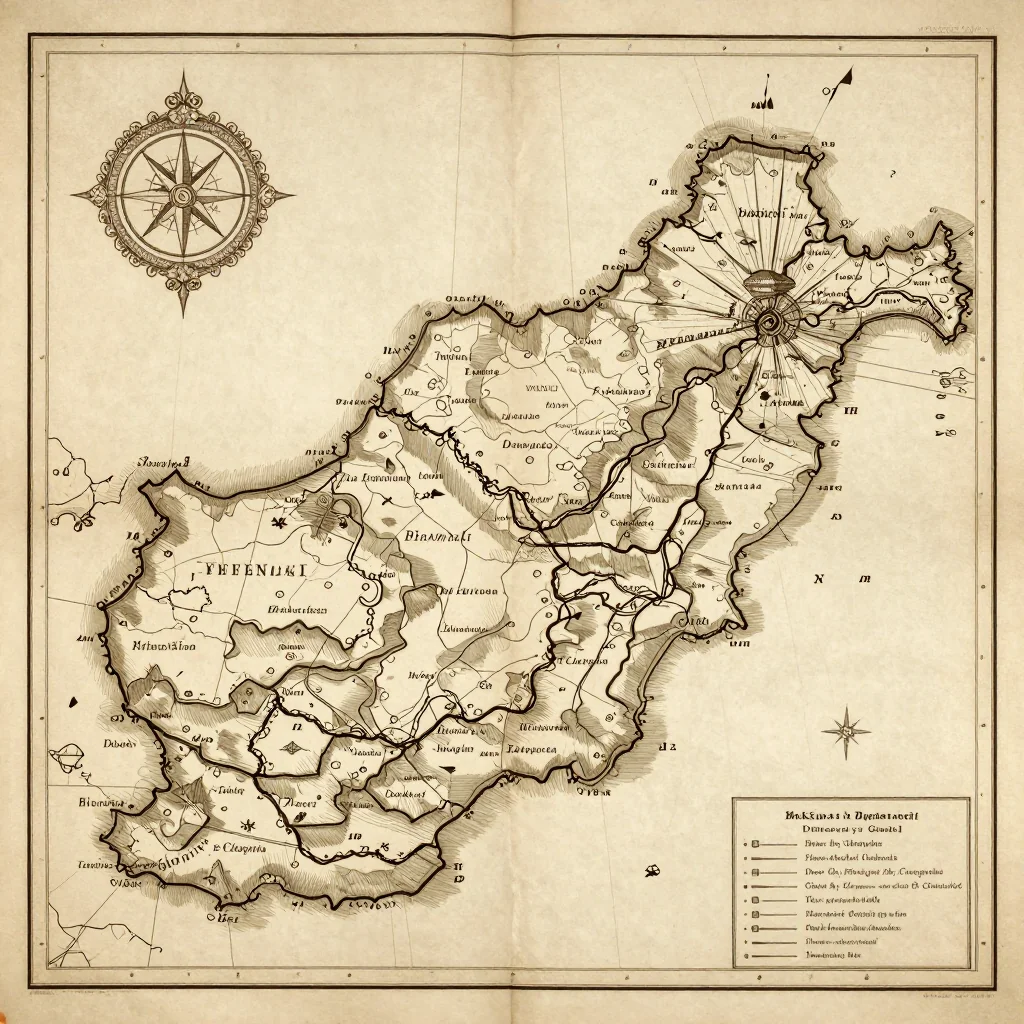 Ḩukūmatī Dahanah-ye Ghōrī, Afghanistan Vintage Map